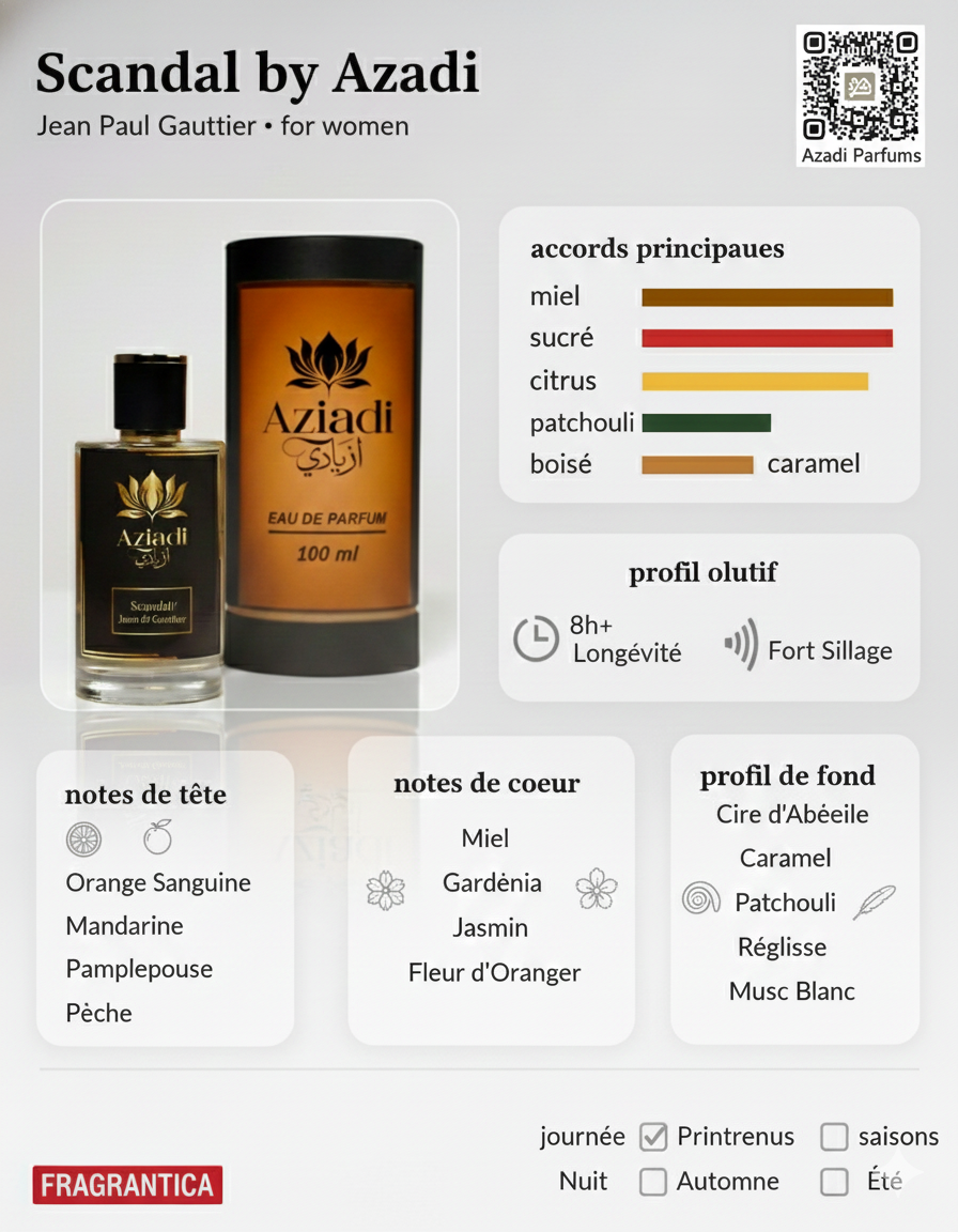 scandal jean paul gaultier by aziadi